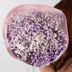 Мини букетик из гипсофилы